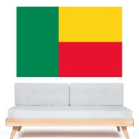 Autocollant Drapeau Bénin