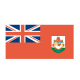 Autocollant Drapeau Bermudes