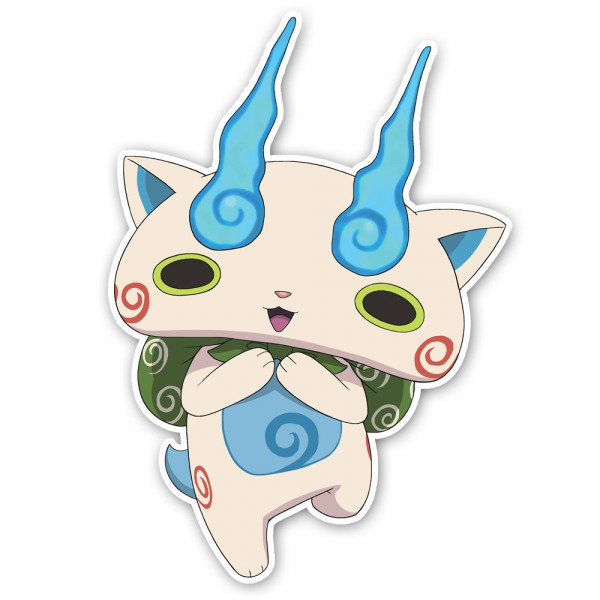 Stickers Yo Kai Watch Komasan pas cher ·.¸¸ FRANCE STICKERS ¸¸.·