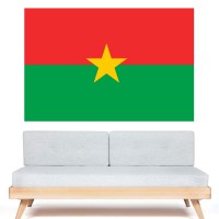 Autocollant Drapeau Burkina Faso