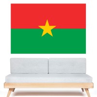 Autocollant Drapeau Burkina Faso