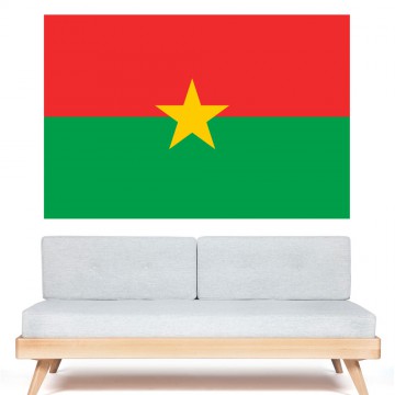 Autocollant stickers Drapeau Burkina Faso