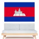 Autocollant Drapeau Cambodge