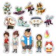 Stickers YoKai Watch Planche de 49 personnages