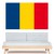 Autocollant stickers Drapeau Tchad
