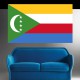 Autocollant Drapeau Comores