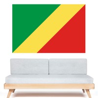 Autocollant Drapeau République du Congo