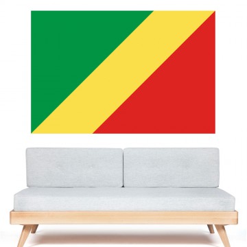 Autocollant stickers Drapeau République du Congo