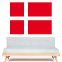 Autocollant Drapeau Danemark