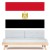 Autocollant stickers Drapeau Égypte