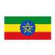Autocollant Drapeau Éthiopie