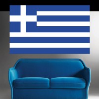 Autocollant Drapeau Grèce