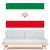 Autocollant stickers Drapeau Iran