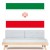 Autocollant stickers Drapeau Iran