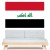 Autocollant stickers Drapeau Irak