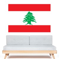 Stickers Autocollant Drapeau Liban