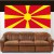 Autocollant stickers Drapeau Macedoine