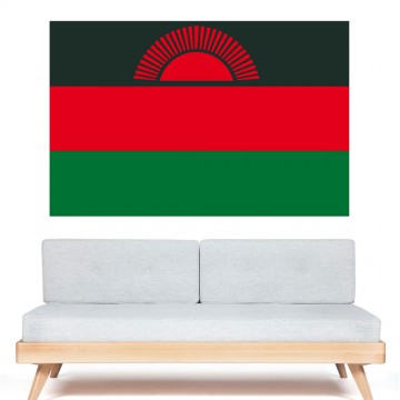 Autocollant stickers Drapeau Malawi