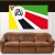  Autocollant stickers Drapeau Mozambique