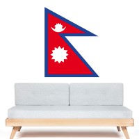 Stickers Autocollant Drapeau Nepal