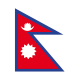 Stickers Autocollant Drapeau Nepal
