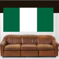 Stickers Autocollant Drapeau Nigeria 