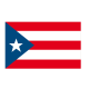 Stickers Autocollant Drapeau Porto Rico