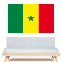 Stickers Autocollant Drapeau Sénégal