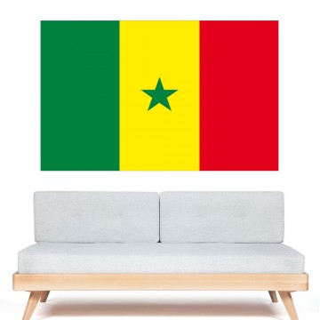 Autocollant stickers Drapeau Sénégal