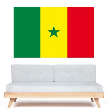 Autocollant stickers Drapeau Sénégal