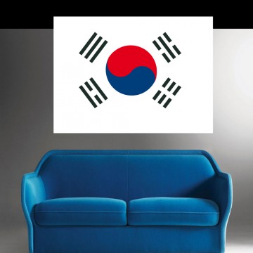 Autocollant stickers Drapeau Corée du Sud