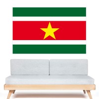 Stickers Autocollant Drapeau Suriname