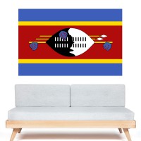 Stickers Autocollant Drapeau Swaziland ou Ngwane