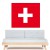 Autocollant stickers Drapeau Suisse 