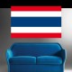 Stickers Autocollant Drapeau Thaïlande 