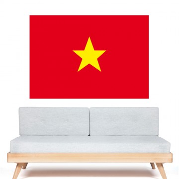  Autocollant stickers Drapeau Vietnam