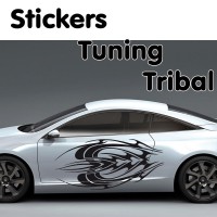 Planche de 2 Stickers Tuning Tribal 2