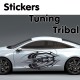 Planche de 2 Stickers Tuning Tribal 2