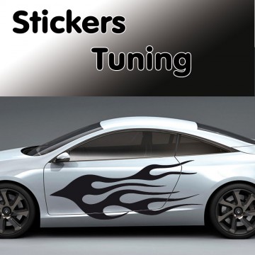 Stickers Tuning Flamme stf14 vendu par 2