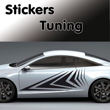 Stickers Tuning Flèche 1 vendu par 2