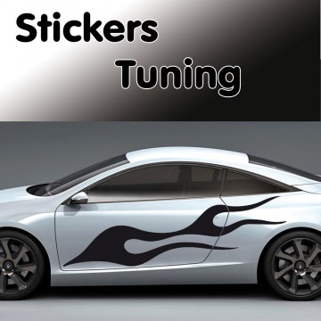 Stickers Tuning Flamme stf2 vendu par 2