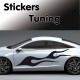 Stickers Tuning Flamme vendu par 2 stf2