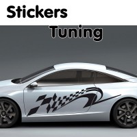 Stickers Tuning Damier STD6