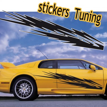 Stickers tribal voiture Tuning st2 vendu par 2