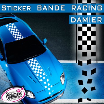 Stickers Voiture Bande Racing tuning