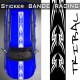 Stickers Voiture Bande Racing Tribal tuning