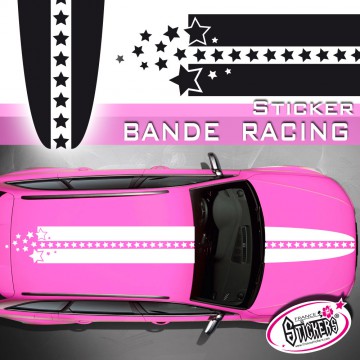 Stickers Bande Voiture RACING tuning ·.¸¸ FRANCE STICKERS ¸¸.·