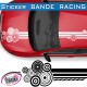 Stickers Bande Racing Voiture Rond