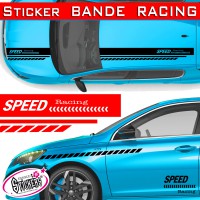 Stickers bande racing voiture TUNING SPEED Racing