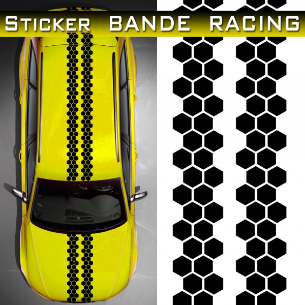 Stickers Bande Voiture RACING US ARMY tuning